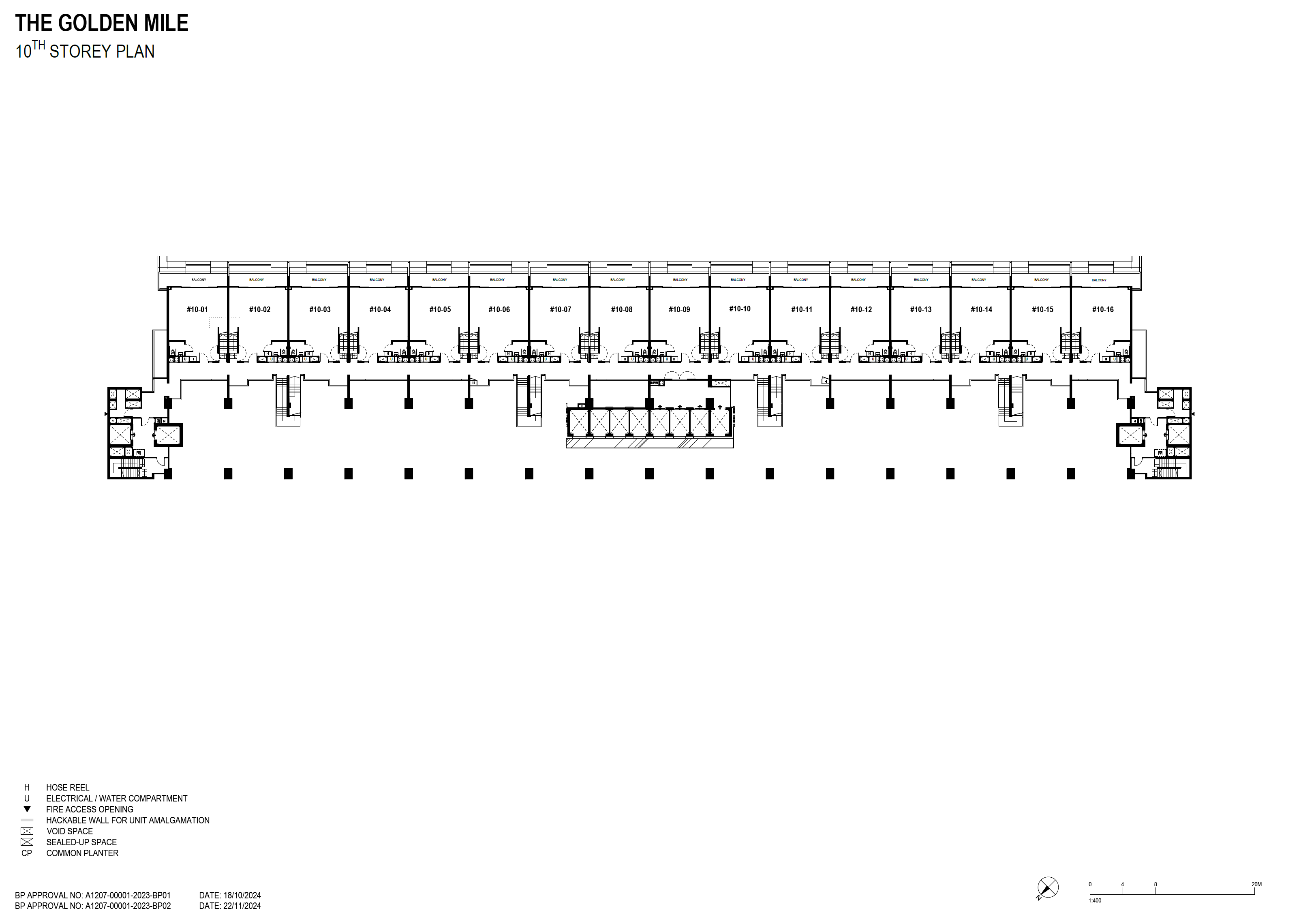 The Golden Mile 10 Bedroom Floor Plan 1